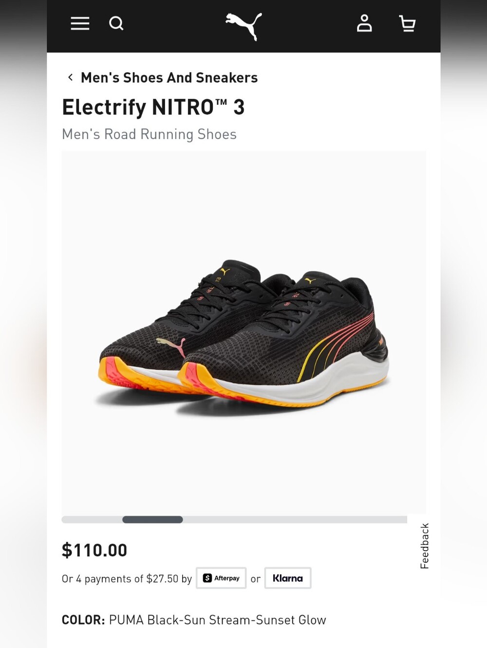 Puma Darter ProFoam Running Shoe